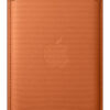 Cartera de trenzado fino con MagSafe para iPhone — Naranja zorro