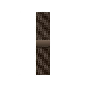 Pulsera Milanese Loop — Bronce oscuro · 40 mm