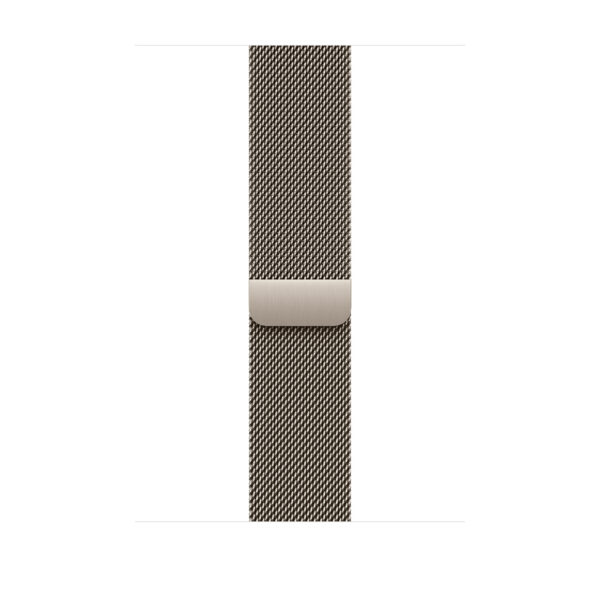 Pulsera Milanese Loop — Natural · 46 mm · M/L