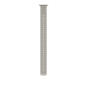 Extensión para correa Ocean — Gris traslúcido · 49 mm · Titanio natural