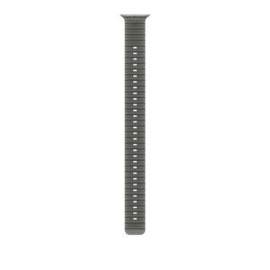 Extensión para correa Ocean — Negro traslúcido · 49 mm · Titanio natural