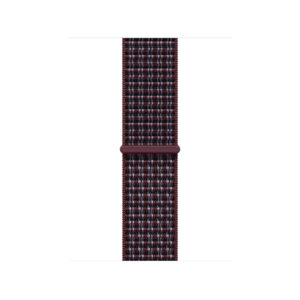 Correa Loop deportiva — Tartán burdeos · 42 mm