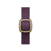 Correa con hebilla moderna — Rojo mora · 42 mm · L