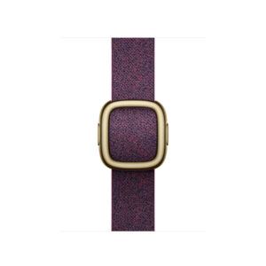 Correa con hebilla moderna — Rojo mora · 42 mm · L