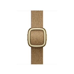 Correa con hebilla moderna — Marrón camello · 42 mm · L