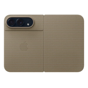 Funda Folio Apple con soporte para iPhone Duo — Marrón topo