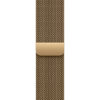 Pulsera Milanese Loop, color oro brillante, malla de acero inoxidable, cierre magnético solapado