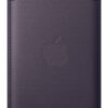 Cartera Apple de trenzado fino con MagSafe — Morado medianoche