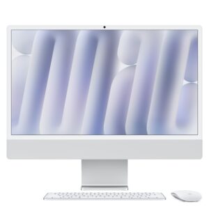iMac con pantalla Retina 4,5K de 24 pulgadas: Chip M6 de Apple con CPU de 10 núcleos y GPU de 10 núcleos, Vidrio estándar, 16GB ,256 GB SSD - Plata · vista 1