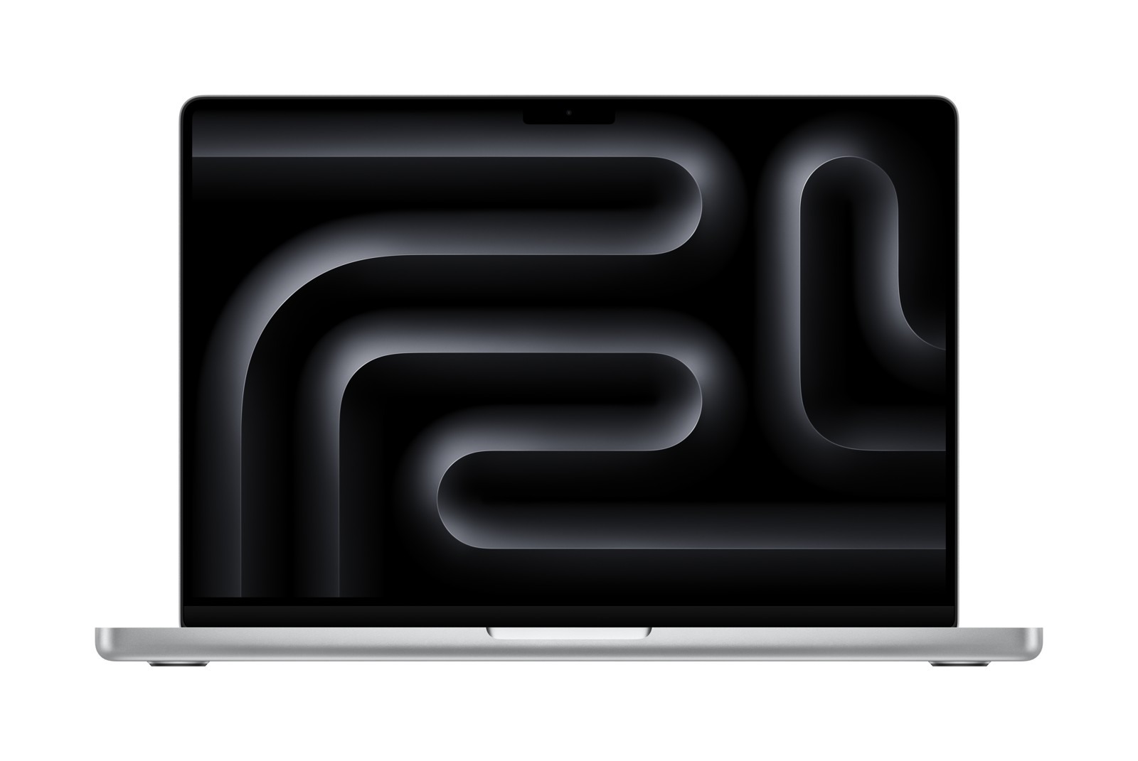 macbook pro 14 m6 plata front · Apple