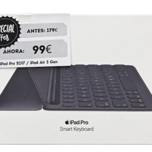 Fotografía del embalaje de Smart Keyboard para iPad · Español · Para iPad Pro de 10,5 pulgadas (2017) y iPad Air de 3.ª generación · Nuevo precintado · fondo editado