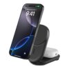 Cargador Belkin UltraCharge plegable 2 en 1 Qi2 de 25 W negro